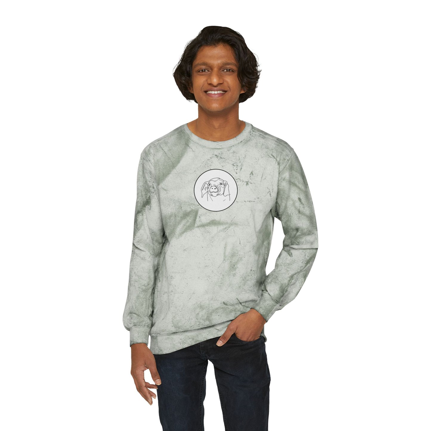 RPM Unisex Color Blast Crewneck Sweatshirt