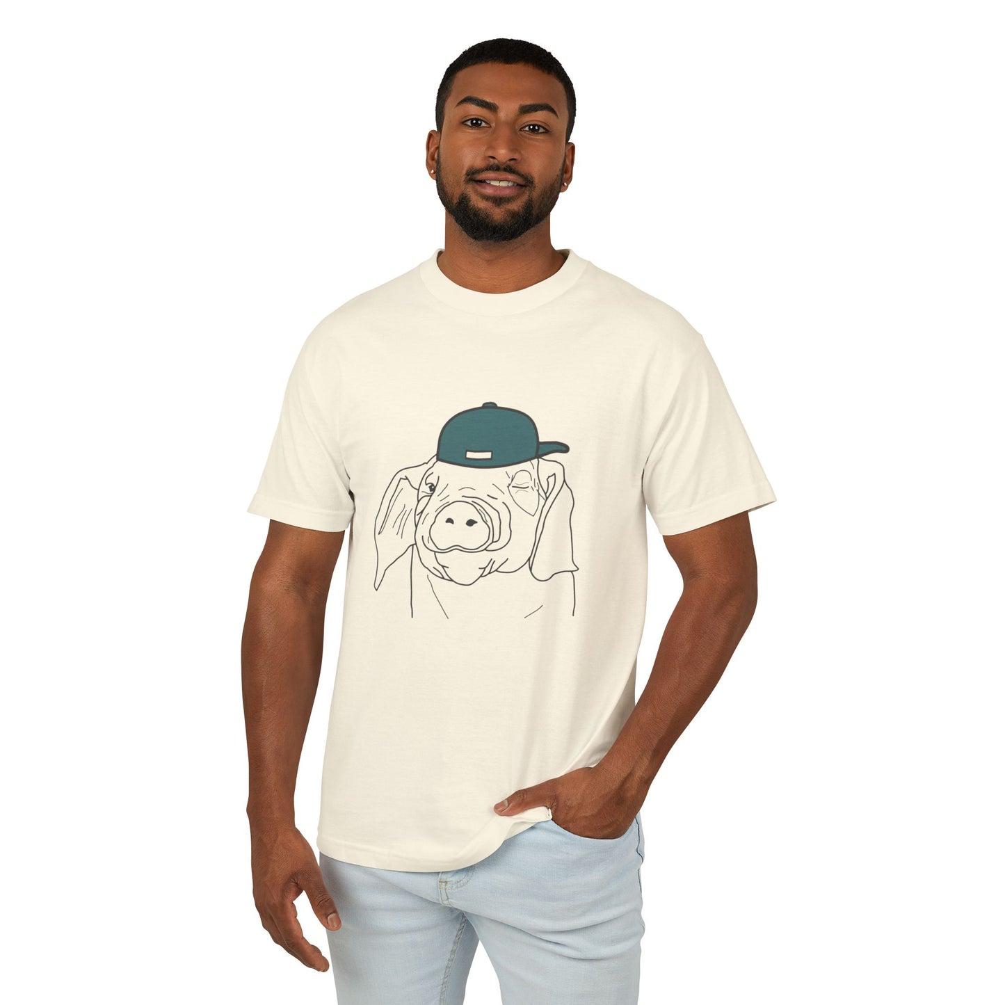 Winnie Unisex Garment-Dyed Heavyweight Cotton Tee