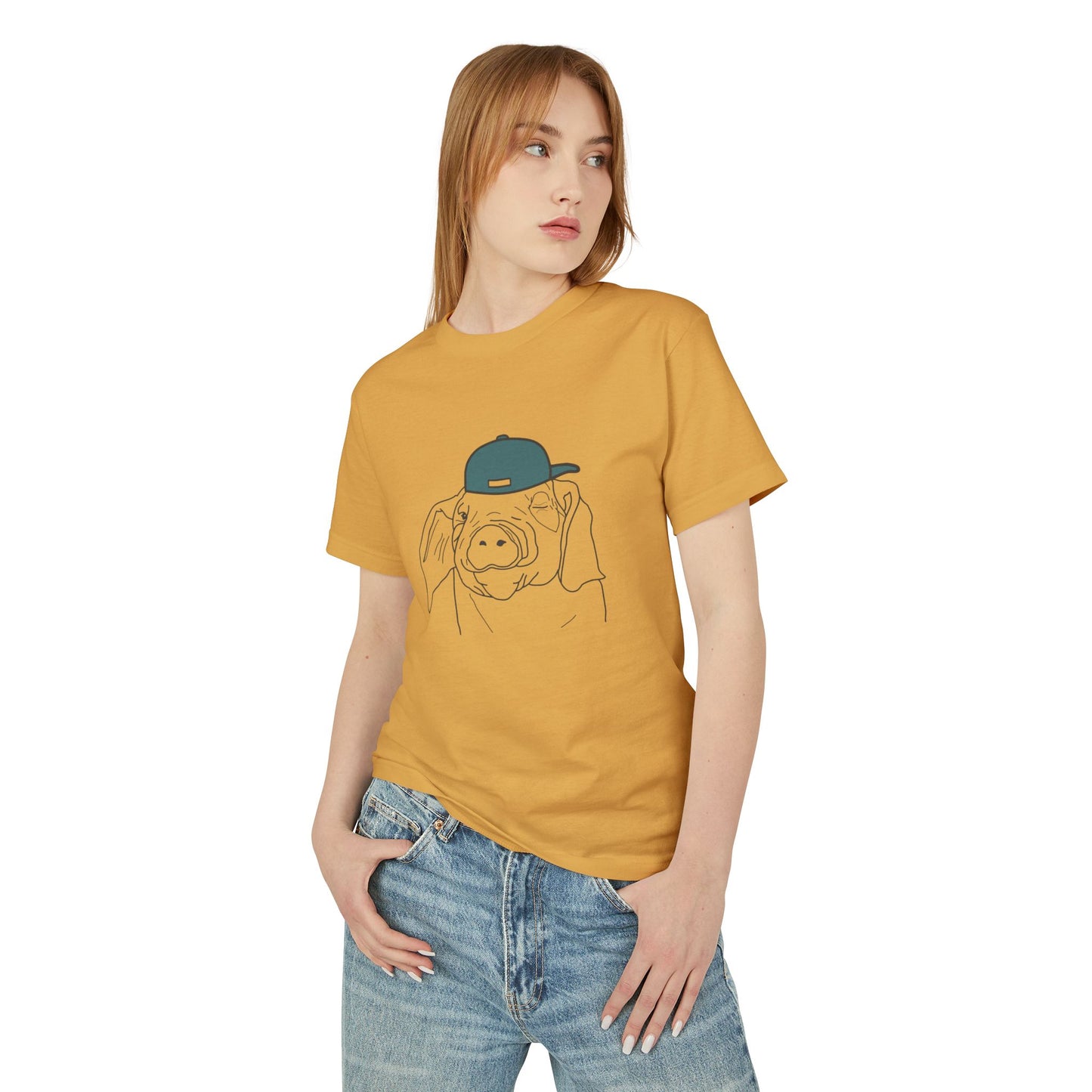 Winnie Unisex Garment-Dyed Heavyweight Cotton Tee