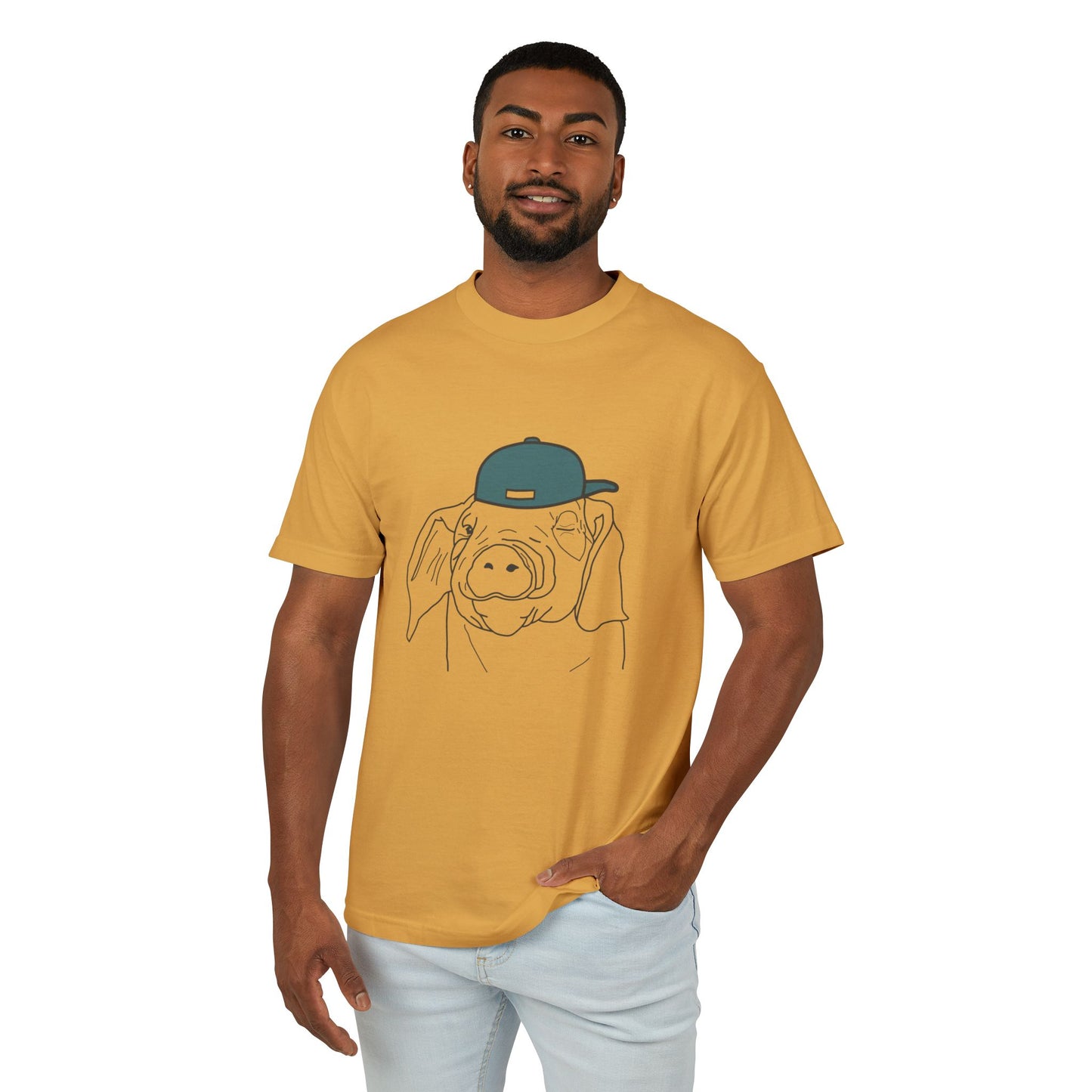 Winnie Unisex Garment-Dyed Heavyweight Cotton Tee